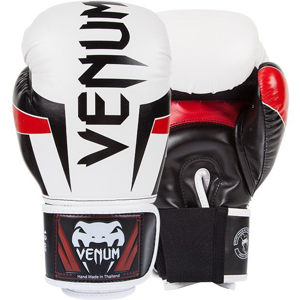 Боксерские перчатки Venum Elite Boxing Gloves White